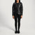 Black Leather Blazer Jacket