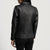 Black Leather Blazer Jacket