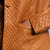 Quilted Brown Leather Blazer