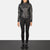 Black Leather Bomber Jacket