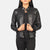 Black Leather Bomber Jacket