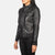Black Leather Bomber Jacket